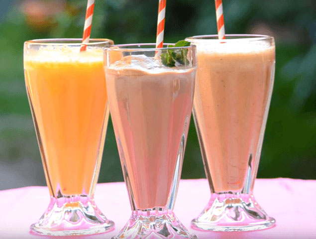 Batidos de frutas natural