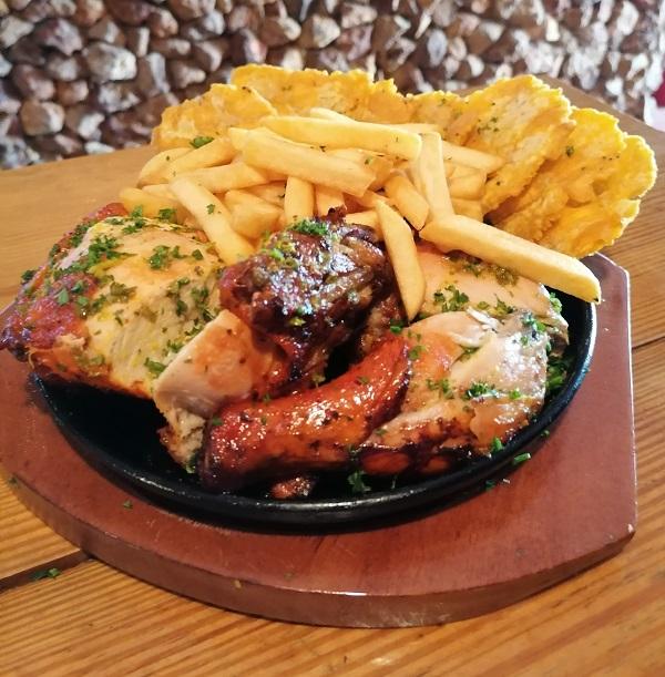 1/2 pollo asado