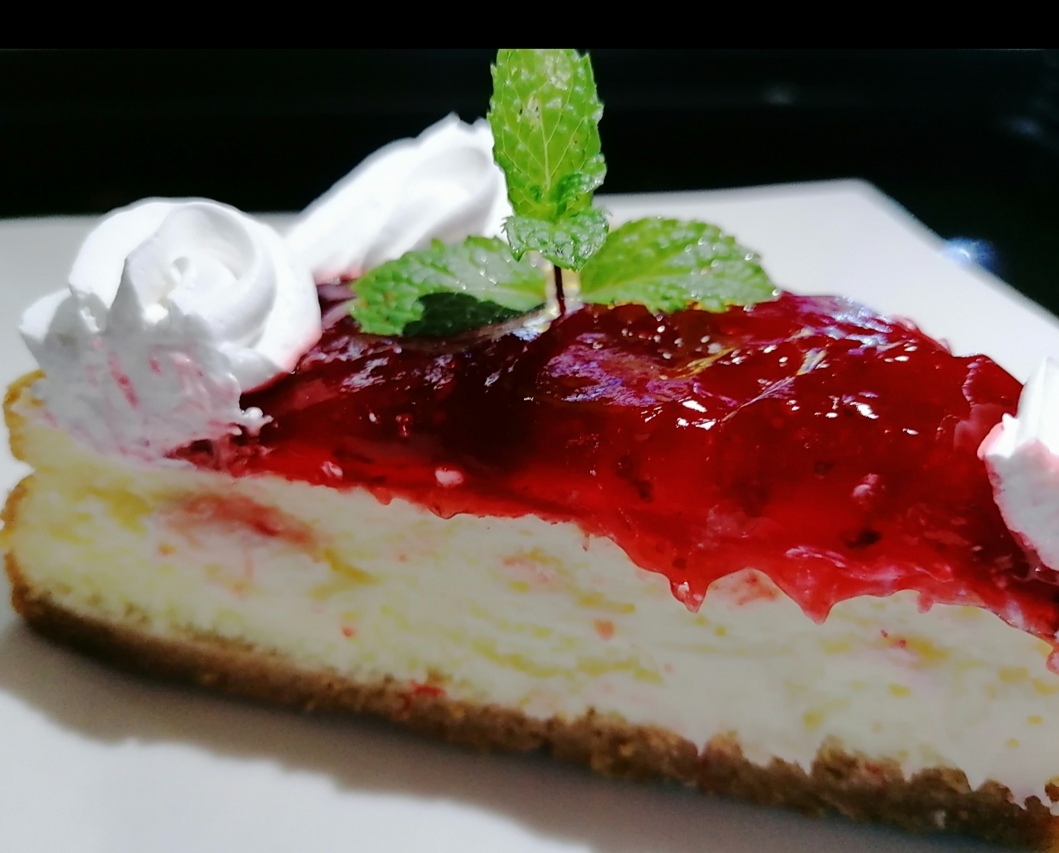 Cheesecake de queso y fresa
